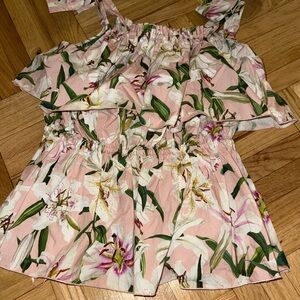 Dolce & Gabbana Pink Floral Kids Dress